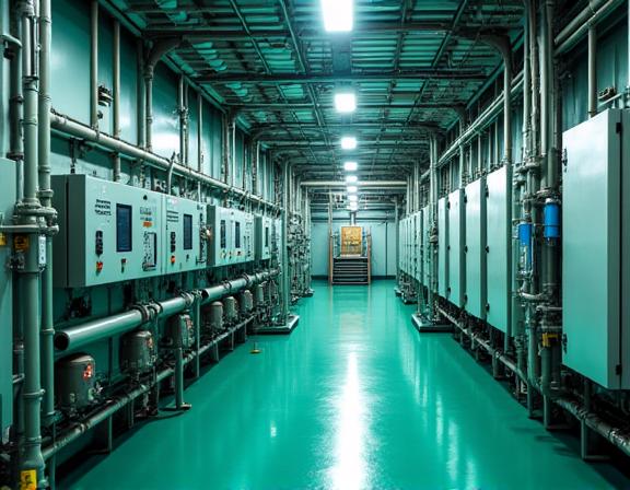 Diagram or photo of a modern water recycling system for car washes.